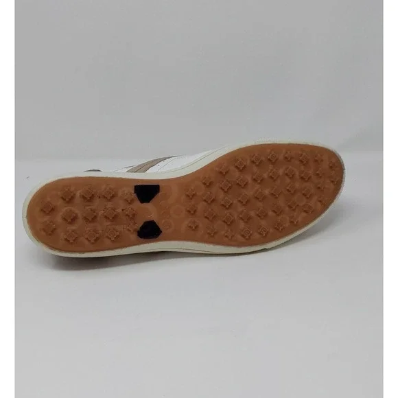 Ecco 40 Size 10.5 Spikeless Womens Golf Shoes Wingtip Brown Leather - Picture 7 of 14